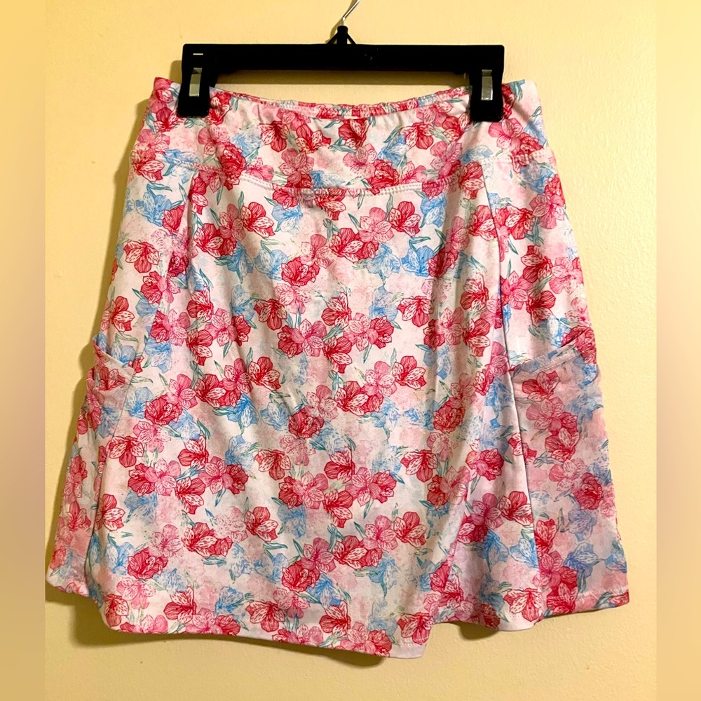 EVCR Floral Golf Tennis Skort w/pockets 81025
